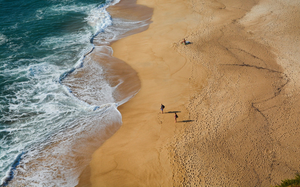 Strand von Lissabon