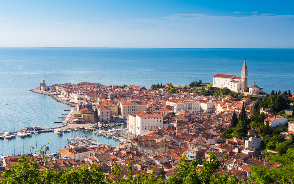 Malerische Altstadt von Piran – Slowenien.